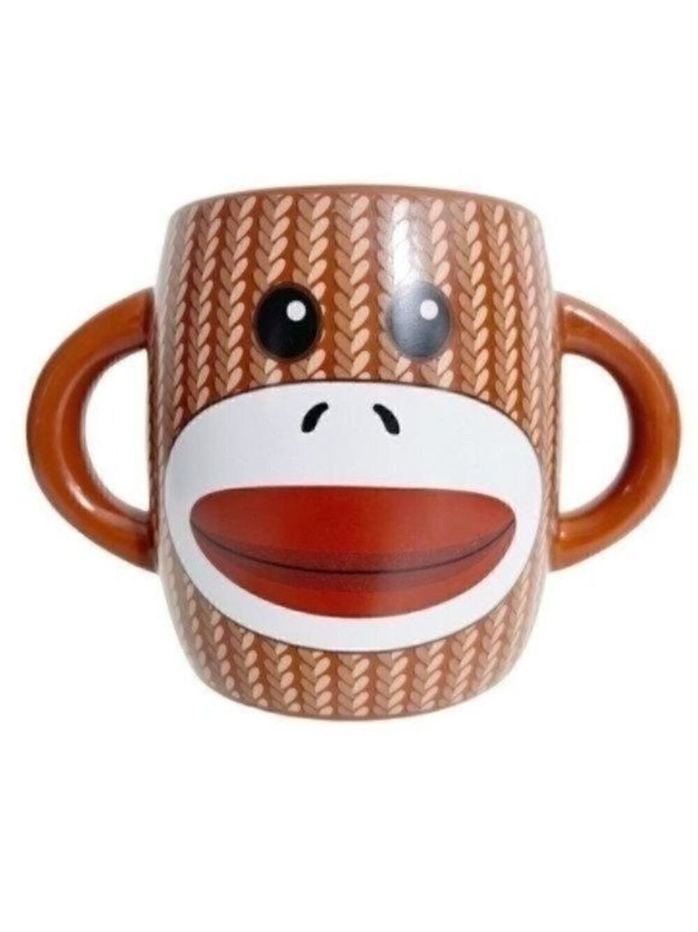Sock Monkey 2 Handled Mug 16 Ounce Galerie Cup